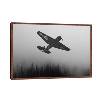 WWII Fighter Emerge - Print on Canvas
