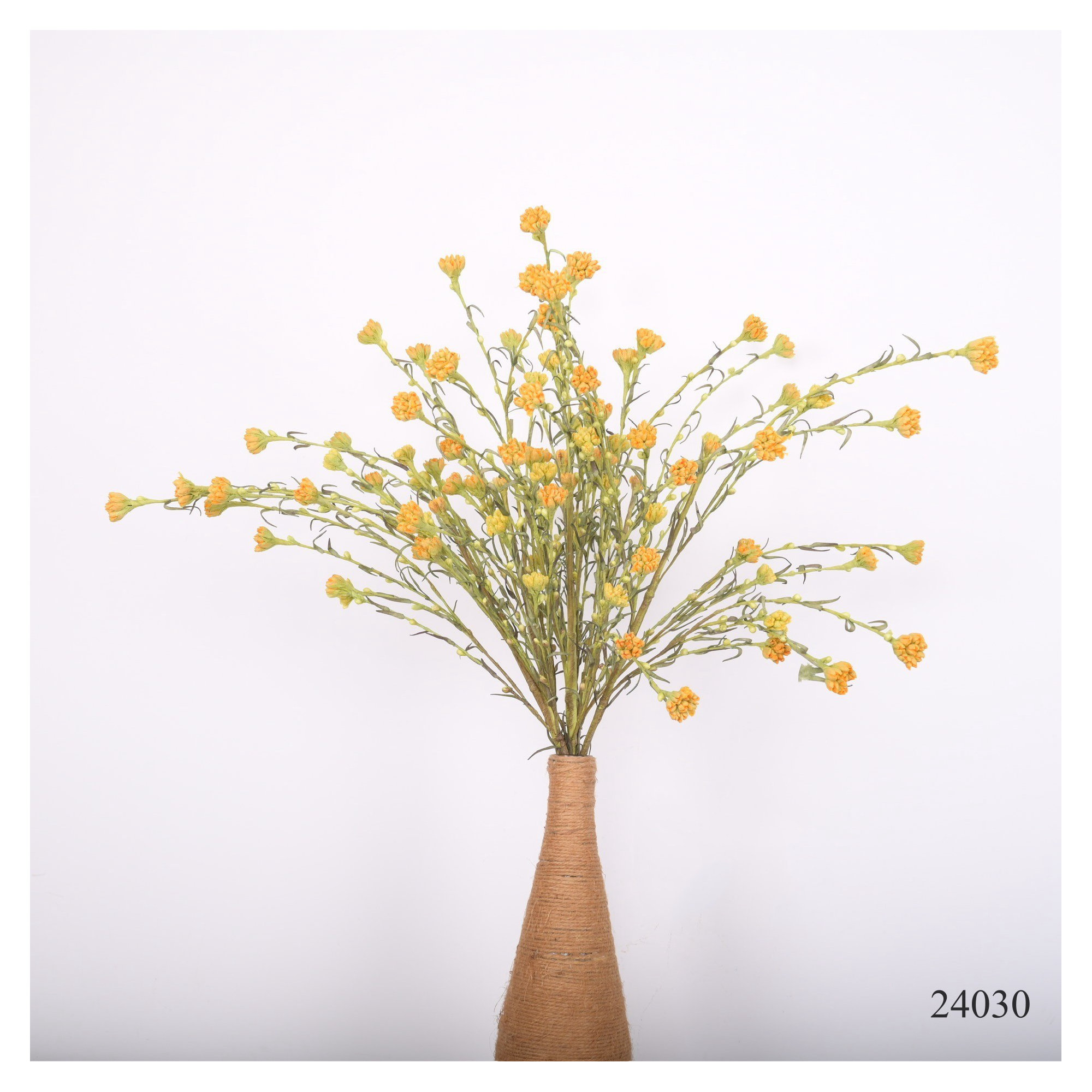 Artificial Wildflower Floral Arrangement With Long Stems For Vase Filler Table Decoration Home Decor, Yellow