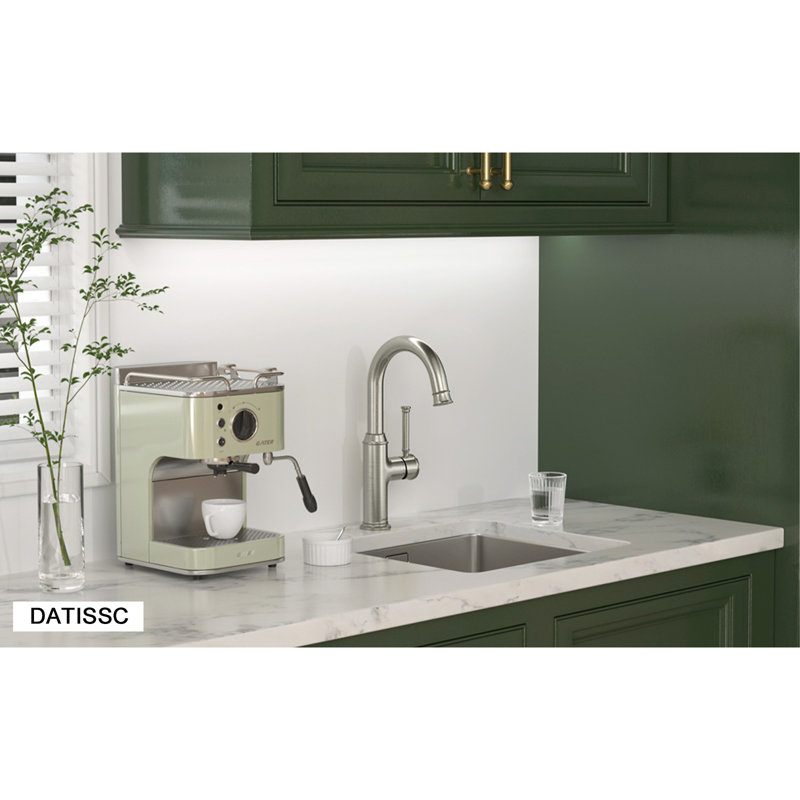Single Handle Kitchen Bar Faucet, Brushed Nickel