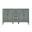 Madison 60'' W Double Bathroom Vanity Base-1341057130