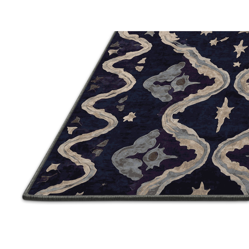 Silky Soft Plush Gray Area Rug, Square 4'