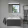 Ceramic Oval Undermount Bathroom Sink with Overflow
