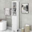 Grande armoire de salle de bain avec tiroir - rangement autoportant en tableau blanc pour la salle de bain: blanc, tiroir, tablette réglable, peu encombrant-950002125