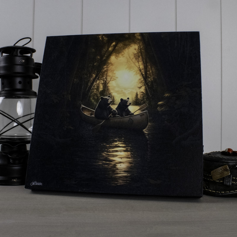 Bear Expedition 10x10 Lighted Fiber Optic Canvas