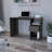 Computer Desk Odessa With Single Drawer And Open Storage Cabinets