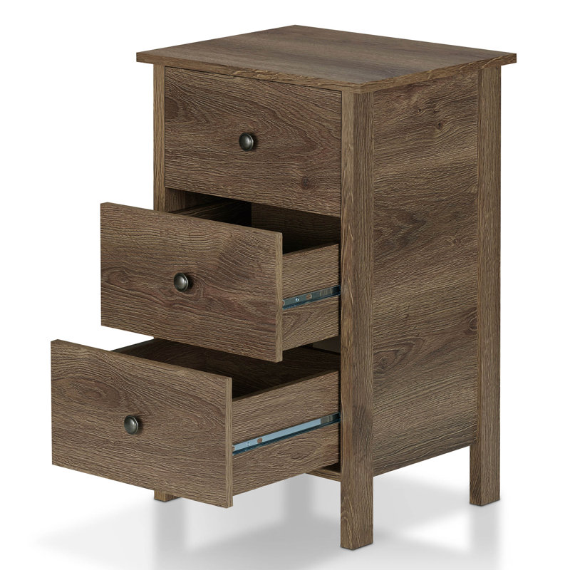 Table de chevet 3 tiroirs Altrud