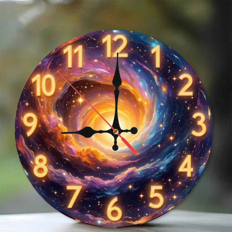 Horloge cosmique galaxie spirale nébuleuse