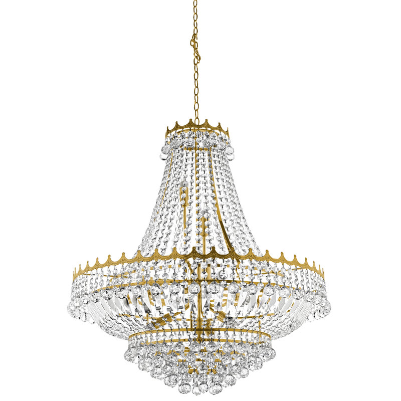 Brynn 13 - Light Empire Chandelier, Gold