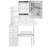 29.2" Small Size Left Bedside Cabinet Vanity Table + Cushioned Stool, 2 AC+2 USB Power Station, Hair Dryer Bracket, Extra Large Touch Control Sliding LED Mirror, Tri-Color Switching, Brightness Adjust-1193050862