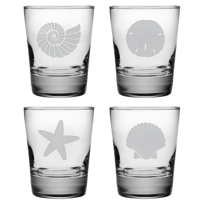 Breakwater Bay Mccrea 4 - Piece 15oz. Glass Drinking Glass Glassware Set