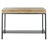 Blonde Metal Base Writing Desk