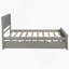 Lit plateforme avec lit gigogne