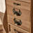 5-Drawer Vintage Wood Desktop Organizer Cabinet