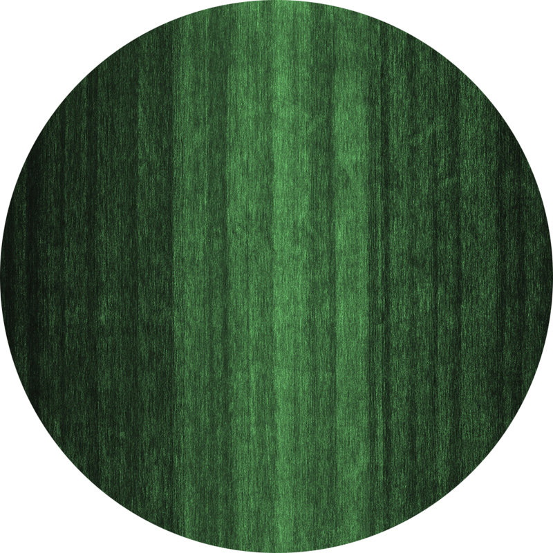 Washable Abstract Indoor Rug, Round 5'