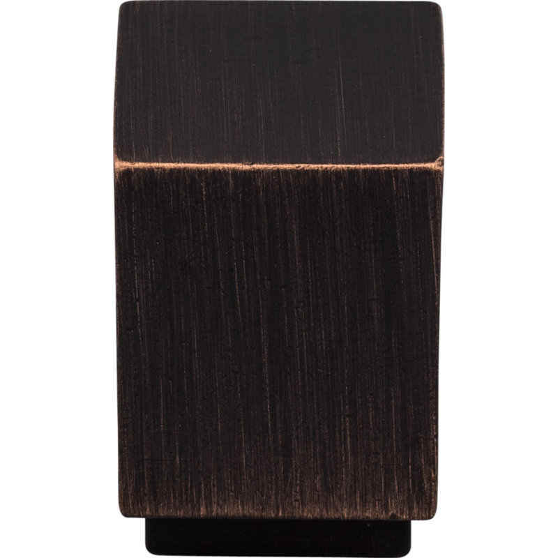 Linear 3/4" Length Square Knob, Tuscan Bronze