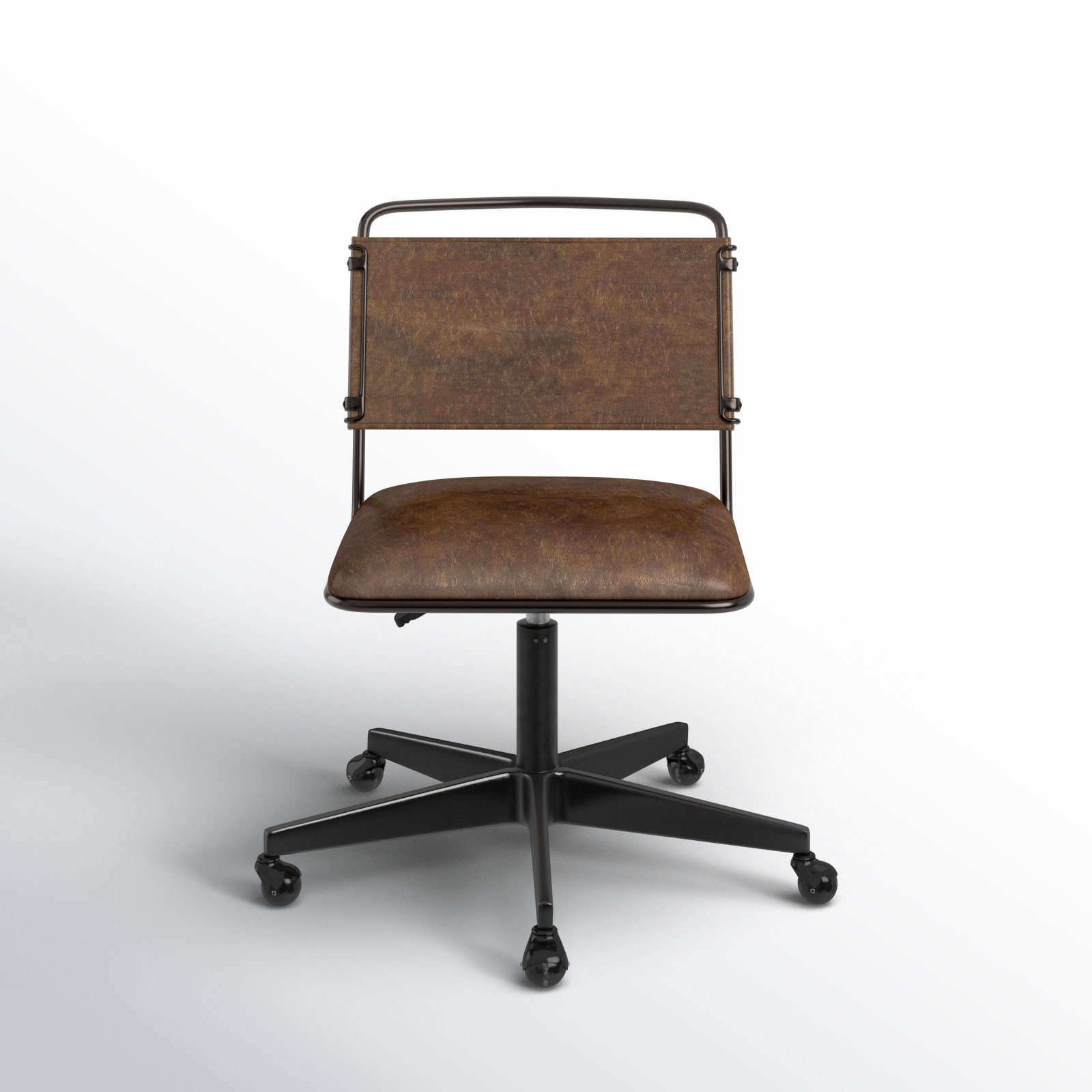 Draper Adjustable Office Chair, Brown