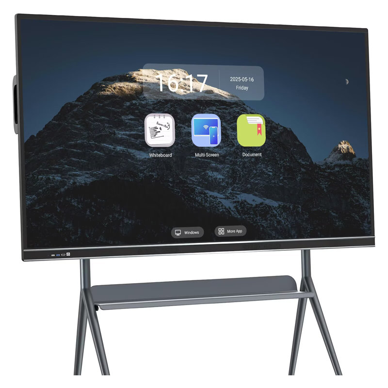 Tableau blanc interactif tout-en-un 75 pouces JYXCN Smart Board avec système double et partage de nuage idéal pour le bureau, l'éducation et les présentations? (Comprend un support mural)