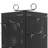 27.6X10.4” Iron Revolving Display Stand