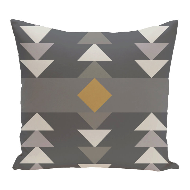  Outdoor Square Pillow Cover & Insert, Gray