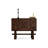 Retro Nut-Brown Solid Wood Sideboard