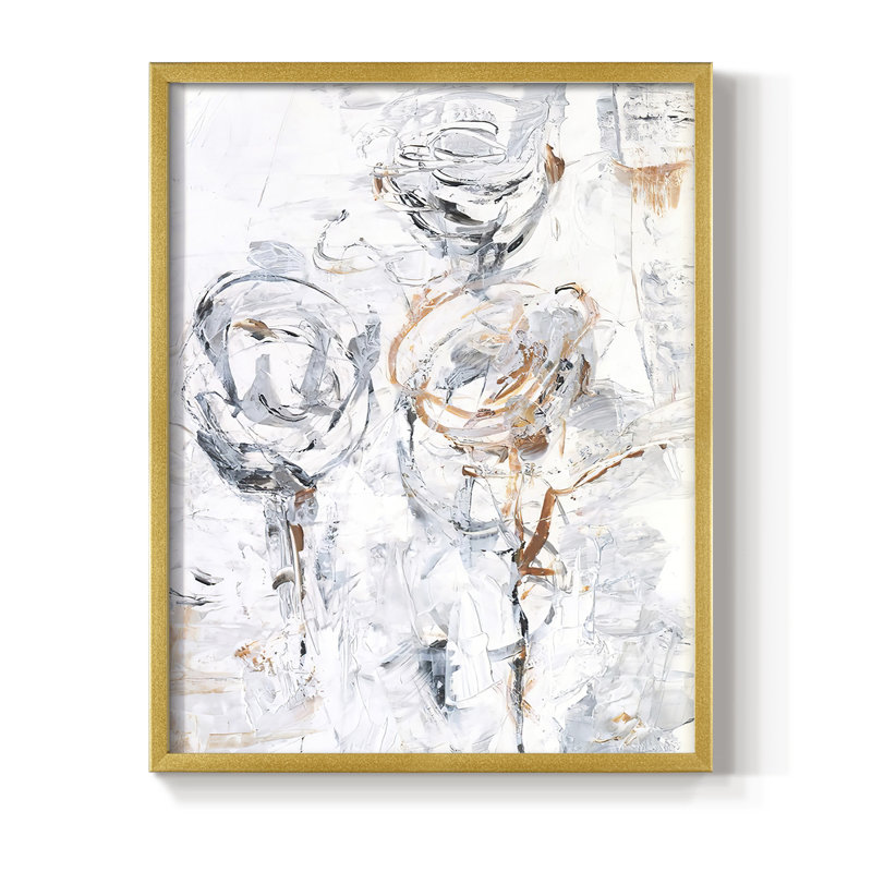 Spring Wildflowers I Framed Print - Solid Wood