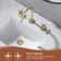 Widespread 2-handle Bathroom Faucet with Drain Assembly