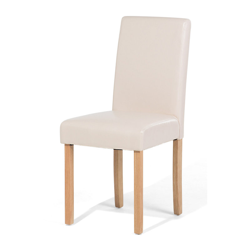 Broadway 47cm H Upholstered Side Chair, Beige/Natural