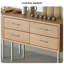 Buffet moderne en bois avec 4 tiroirs