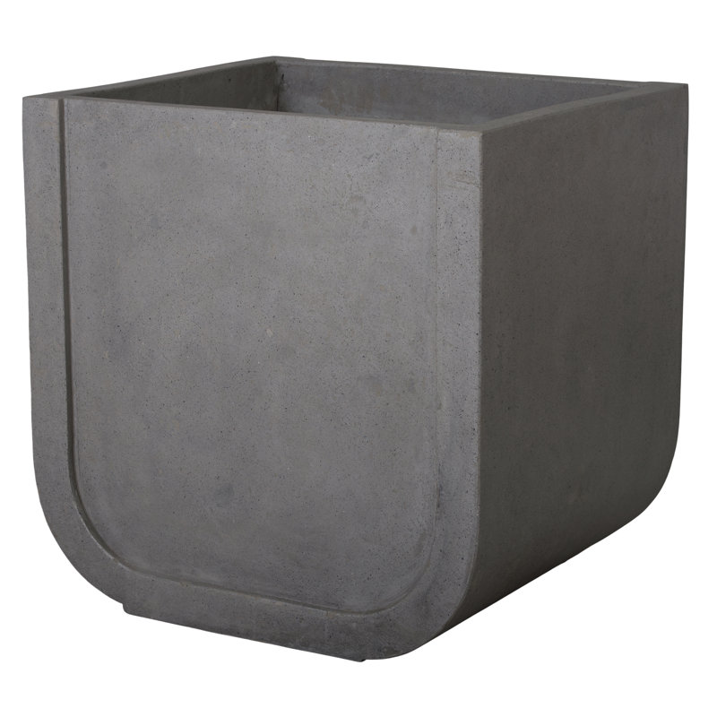 Tynae Handmade Pot Planter, Gray, 160" H x 24" W x 36" D