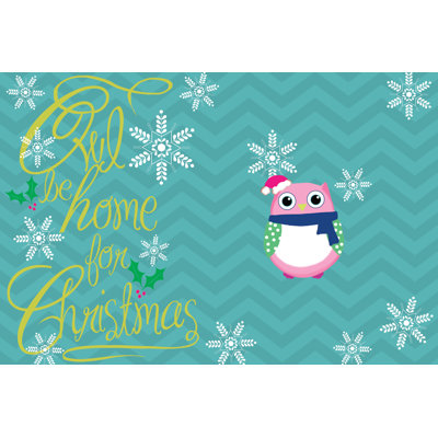 Owl Be Home - Wrapped Canvas Print