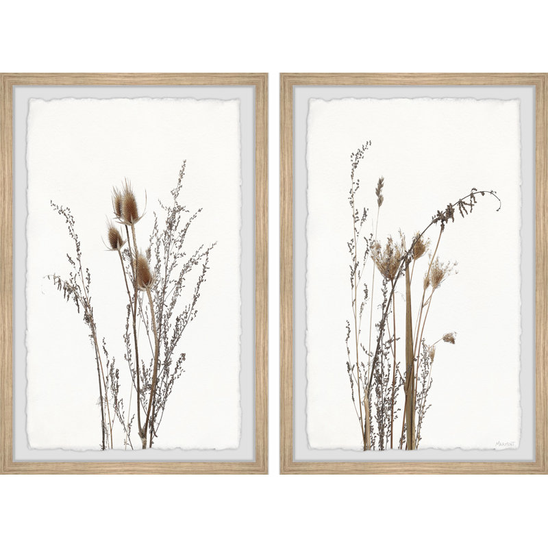 Fleurs d'automne sauvages - Diptyque, H 24 po x l 16 po