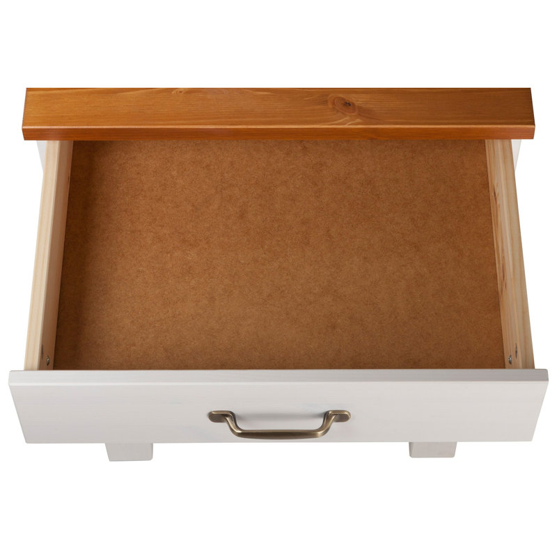 Flintwood Matte Base Unit, White/Honey