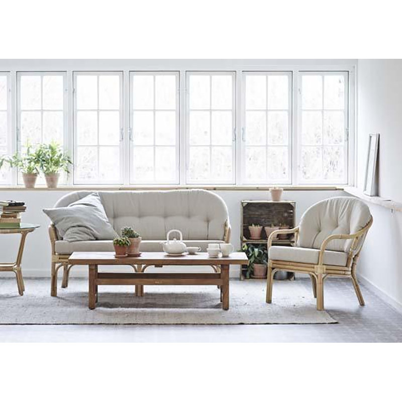 Alfred Teak Coffee Table - 55 x 22" - Natural