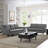 Beguile Tufted Fabric Sofa and Loveseat Set-754166150