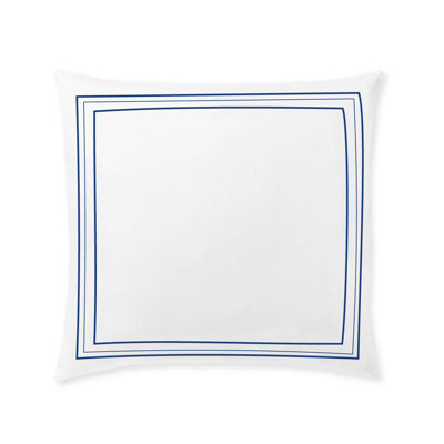 400TC Cotton Classic Embroidery Sateen Solid Euro Sham
