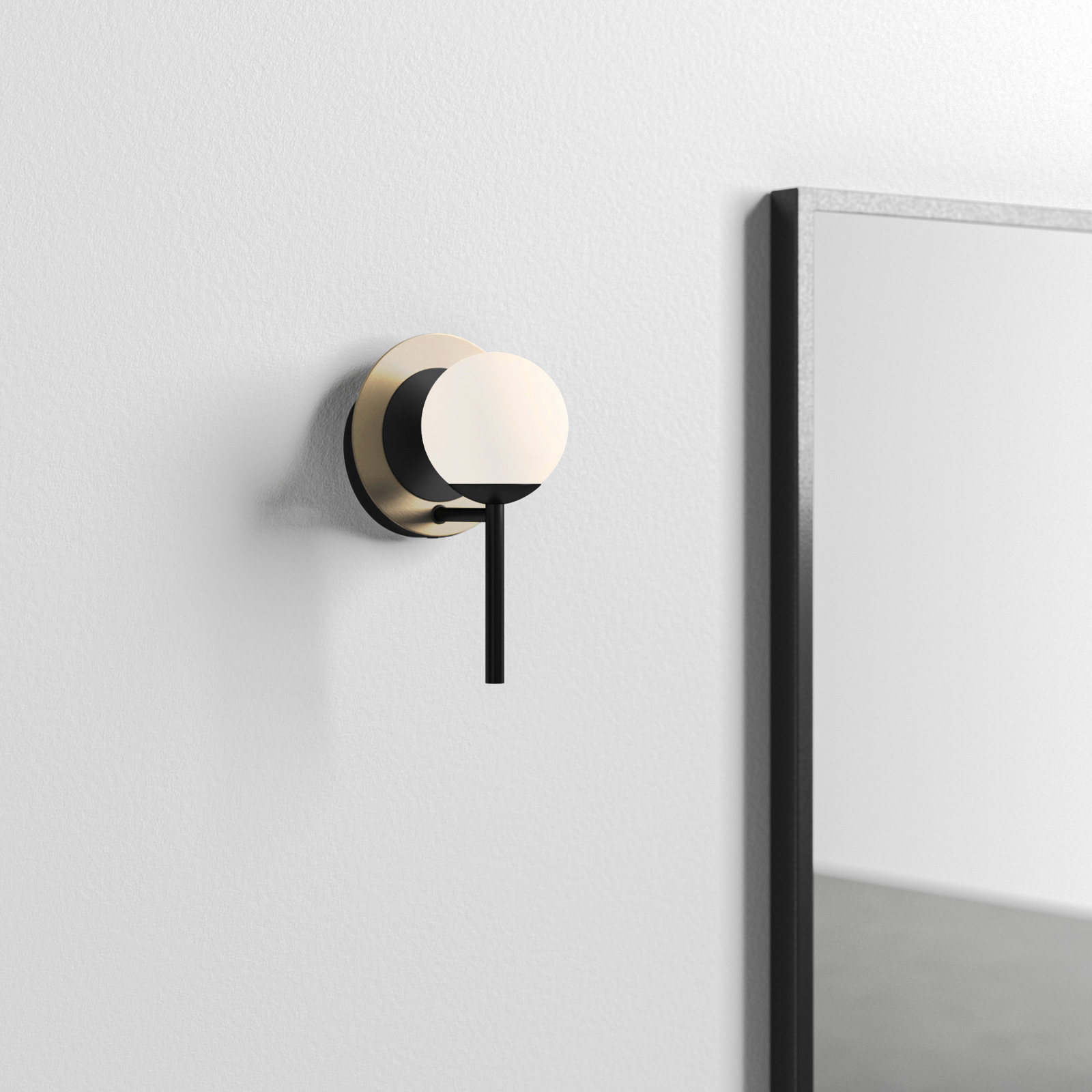 Ryian Single Light Glass Dimmable Wallchiere