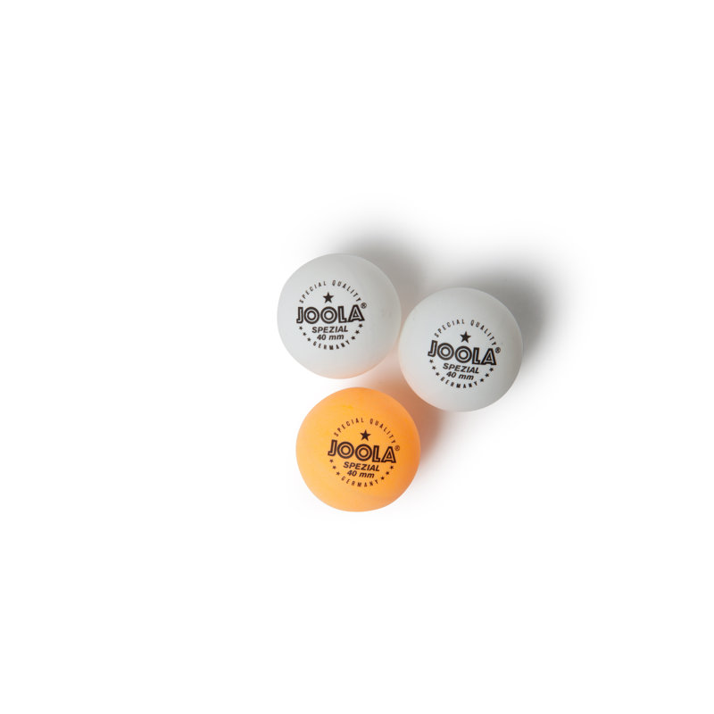 Joola SPIRIT Recreational Table Tennis Racket and Ping Pong Ball Set - Includes 2 Ping Pong Paddles, 3 Balls, and Carrying Case