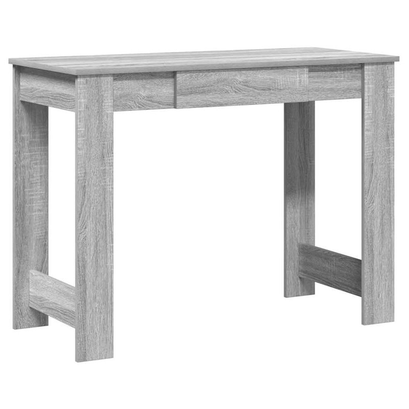 Desk 100X45x75 Cm Engineered Wood, Grey Sonoma