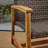 75.25" Outdoor Wood Paito Sofa-2007031478