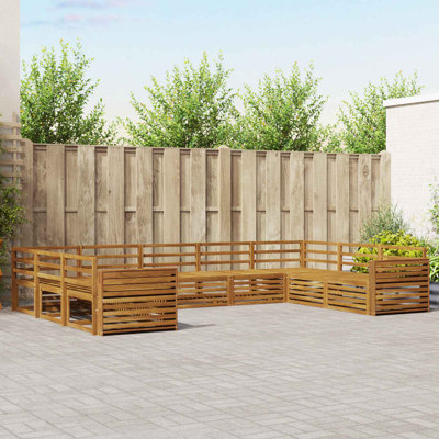 404cm Wide Patio Sectional Set