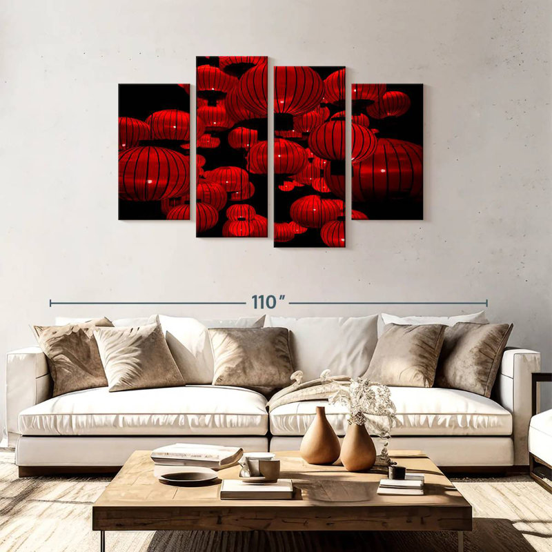 Lanternes chinoises rouges Nicci