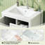 Single Bathroom Vanity with Ceramic Basin-134243246
