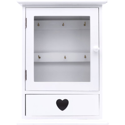 Sahraoui Manufactured Wood Wall Organizer with Key Hooks