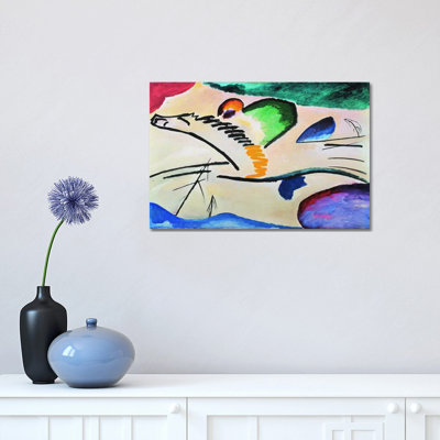 Lyrically (Lyrisches) by Wassily Kandinsky - 1 Piece Wrapped Canvas Painting