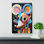 Mouse Constructivism - Wrapped Canvas