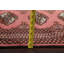 Tapis rose Bokhara à motif géométrique rose noué à la main 3 x 5