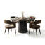 Ensemble de table de salle à manger extensible Modern 47 "à 83" avec chaises rembourrées en velours-1371816978-1371816989