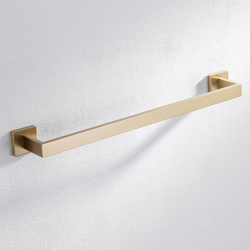 Ensemble d'accessoires de salle de bain noir mat ANZZI 5 pièces, Laiton satiné