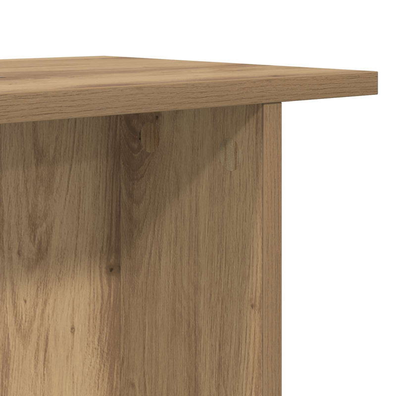 Coffee Table with Storage, 49cm H x 40cm L x 30cm W, Artisan Oak