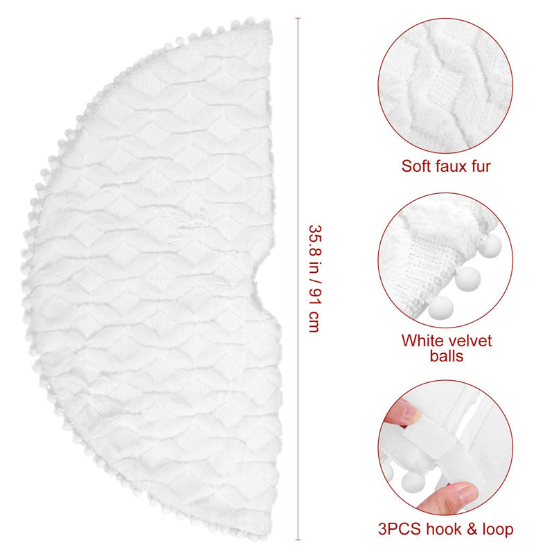 Faux Fur Tree Skirt